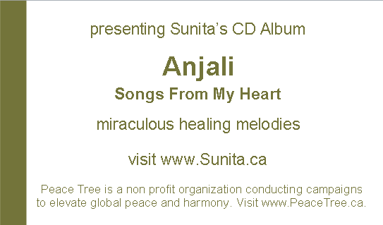 email Sunita@Sunita.ca